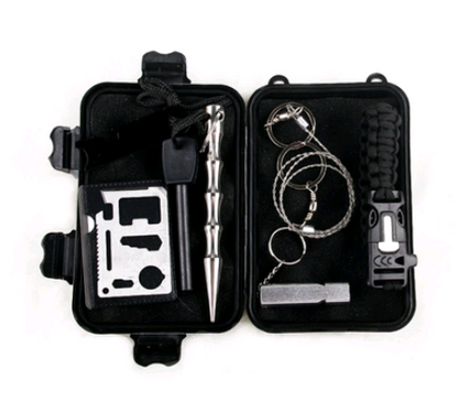 Outdoor Survival Gear Camping Hiking Kit Portable Tools