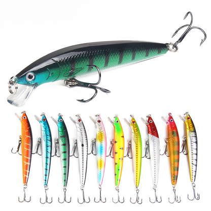 10cm 9g Floating Lure with Rattling Beads Fishing Tackle