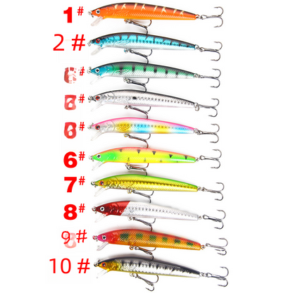 10cm 9g Floating Lure with Rattling Beads Fishing Tackle